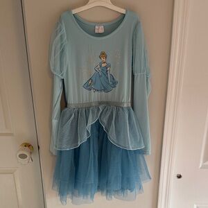 Disney Blue Cinderella Long Sleeve Dress
